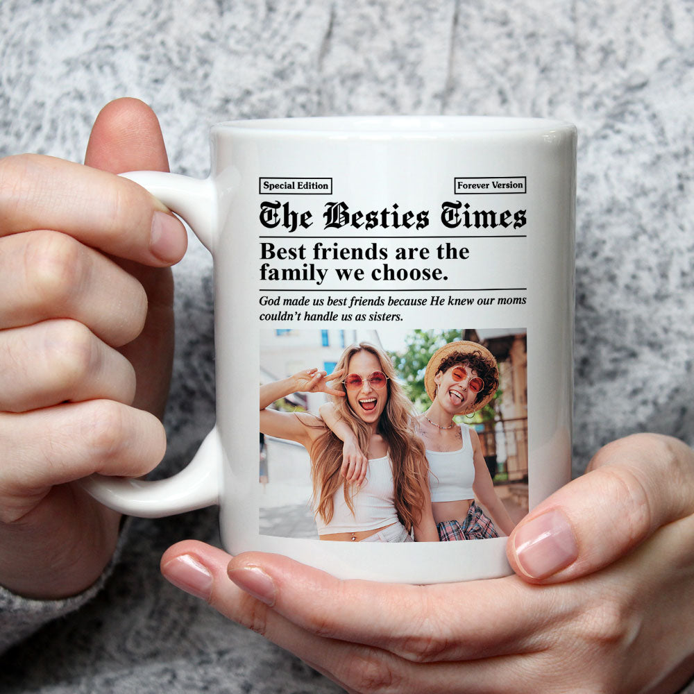 The Besties Times - Personalized Custom Coffee Mug
