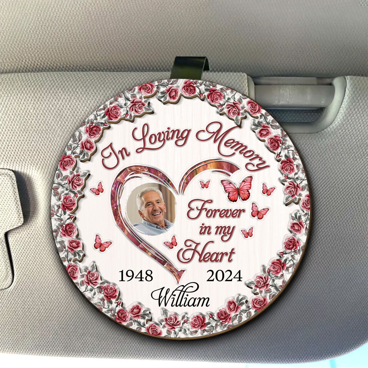 Always Miss You - Personalized Custom Car Visor Clip