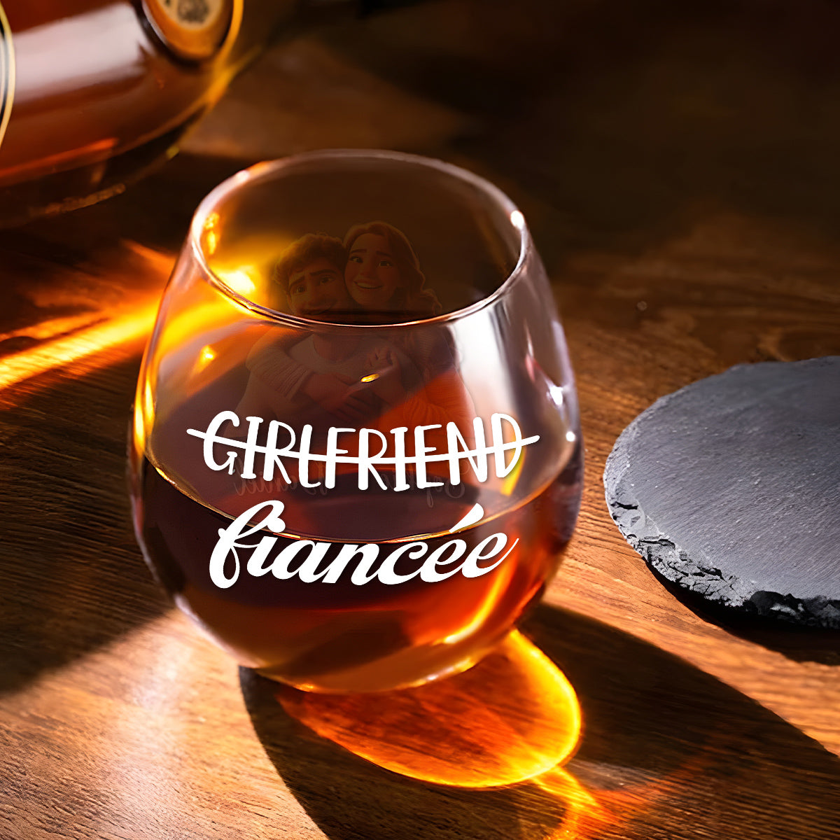 You Are My Love  - Personalized Custom Wine Glass