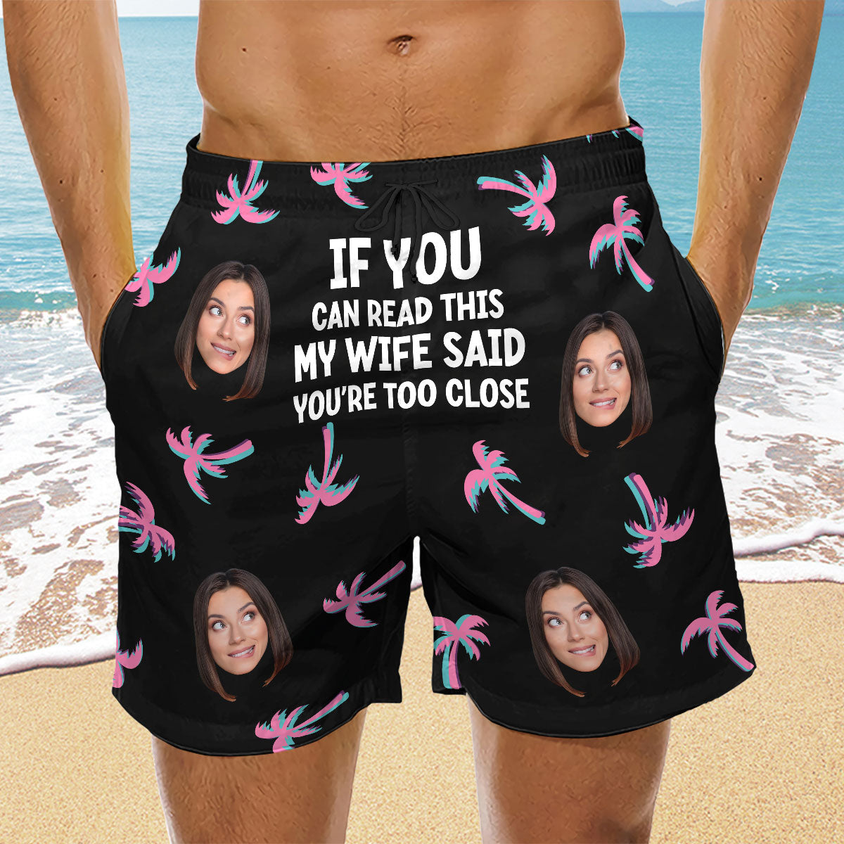 If You Can Read - Personalized Custom Beach Shorts