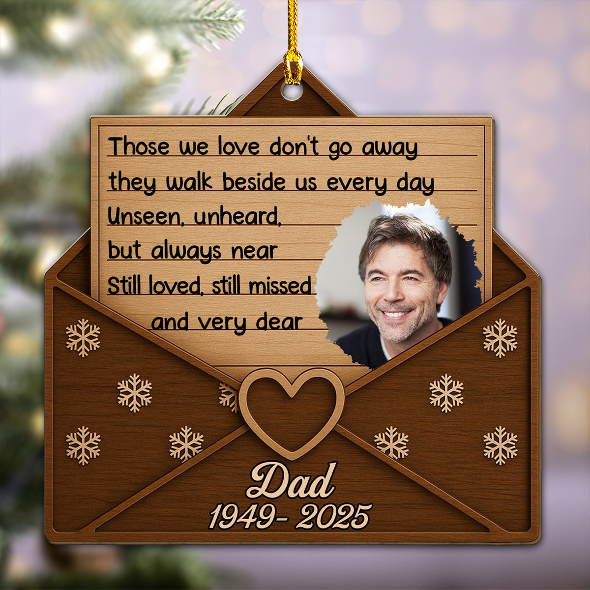 Very Dear - Personalized Custom Wood Ornament