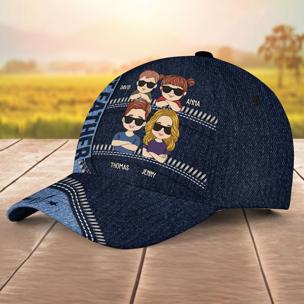 Best Dad - Personalized Classic Cap