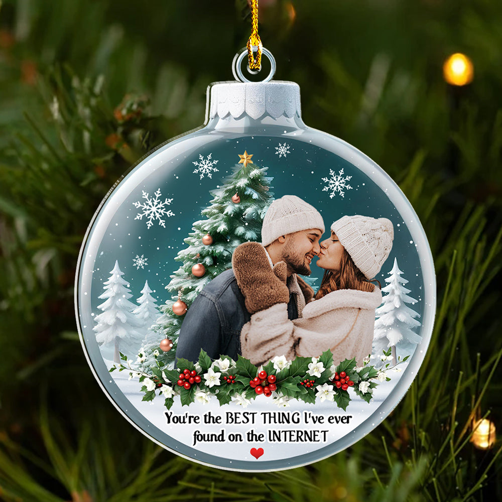 You Are The Best Thing About Me - Personalized Custom Acrylic Ornament