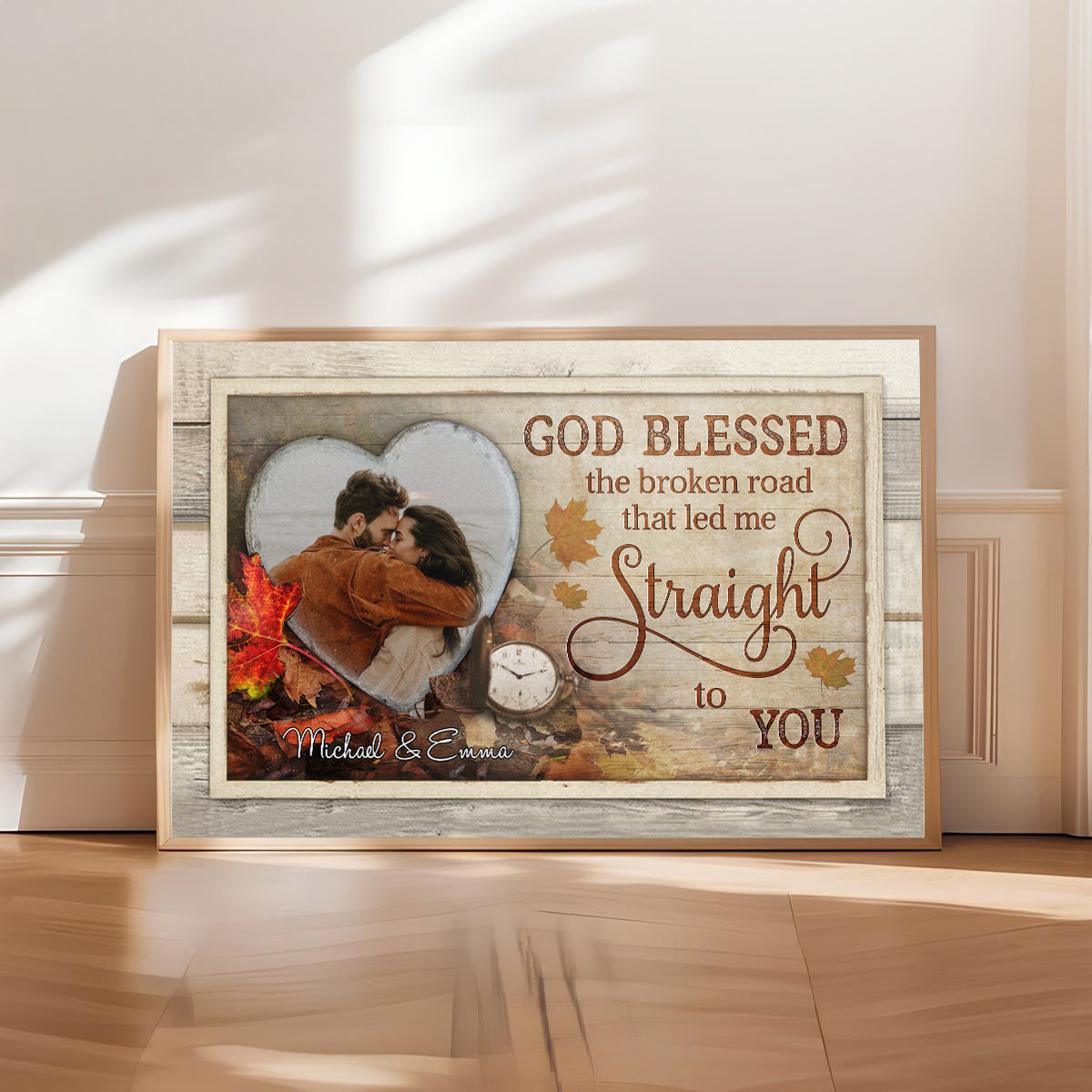 Straight To You - Personalized Custom Poster
