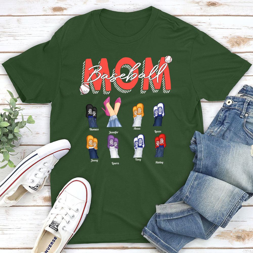Baseball Mom - Personalized Custom Unisex T-shirt