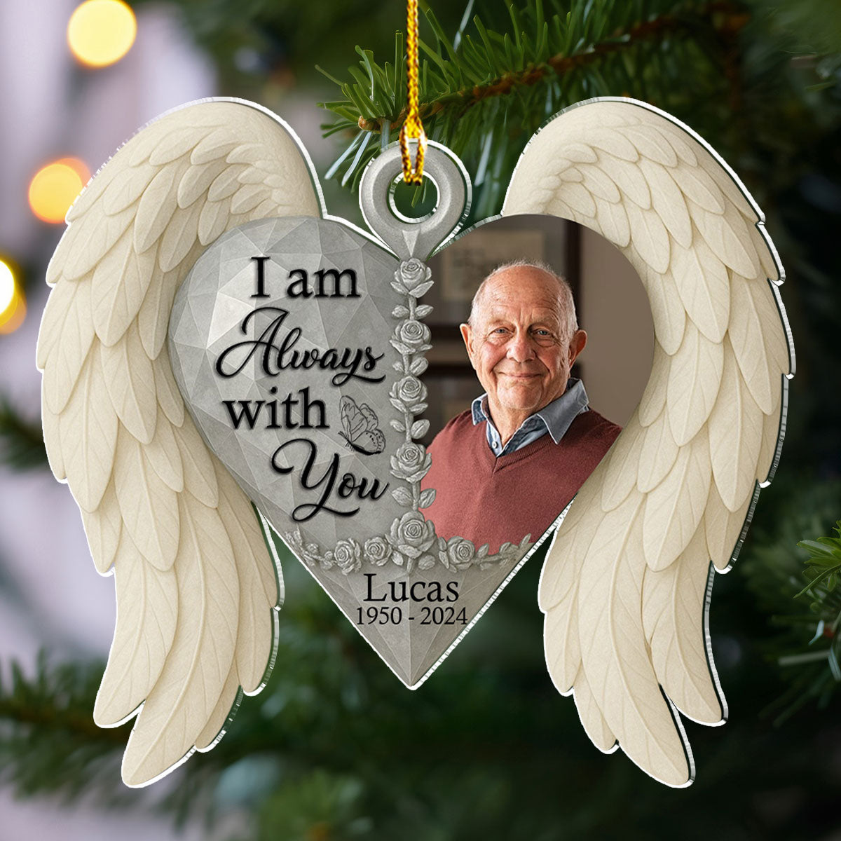 With You Forever - Personalized Custom Acrylic Ornament