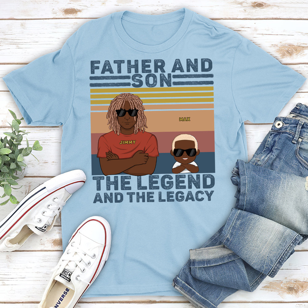 Father And Son Best Friends For Life - Personalized Custom Shirt