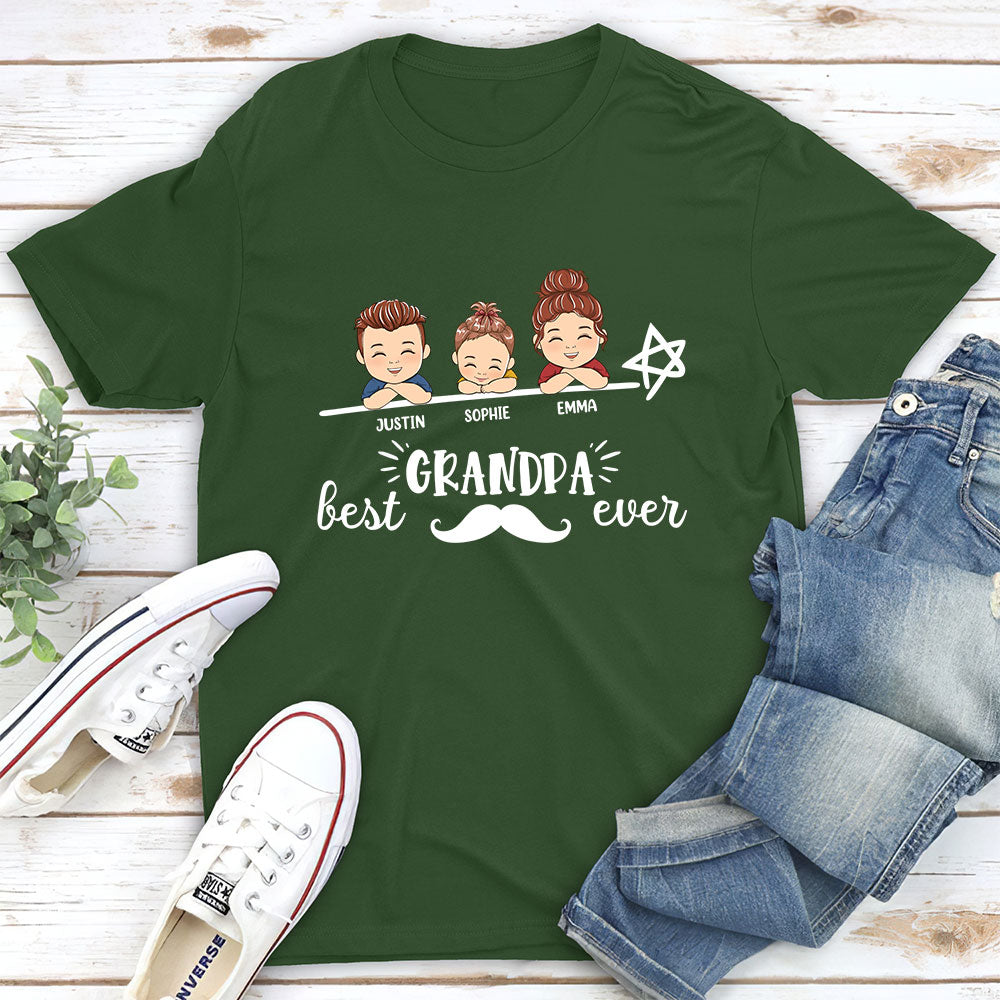 Best Dad Ever - Personalized Custom Shirt
