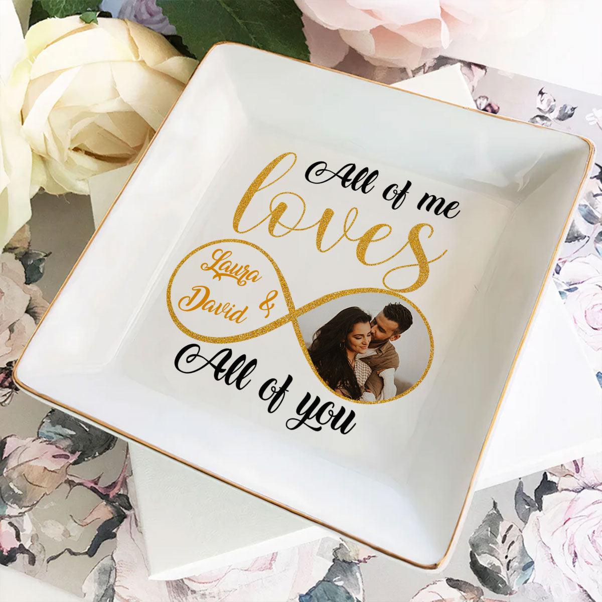 Love You Always - Personalized Custom Jewelry Dish