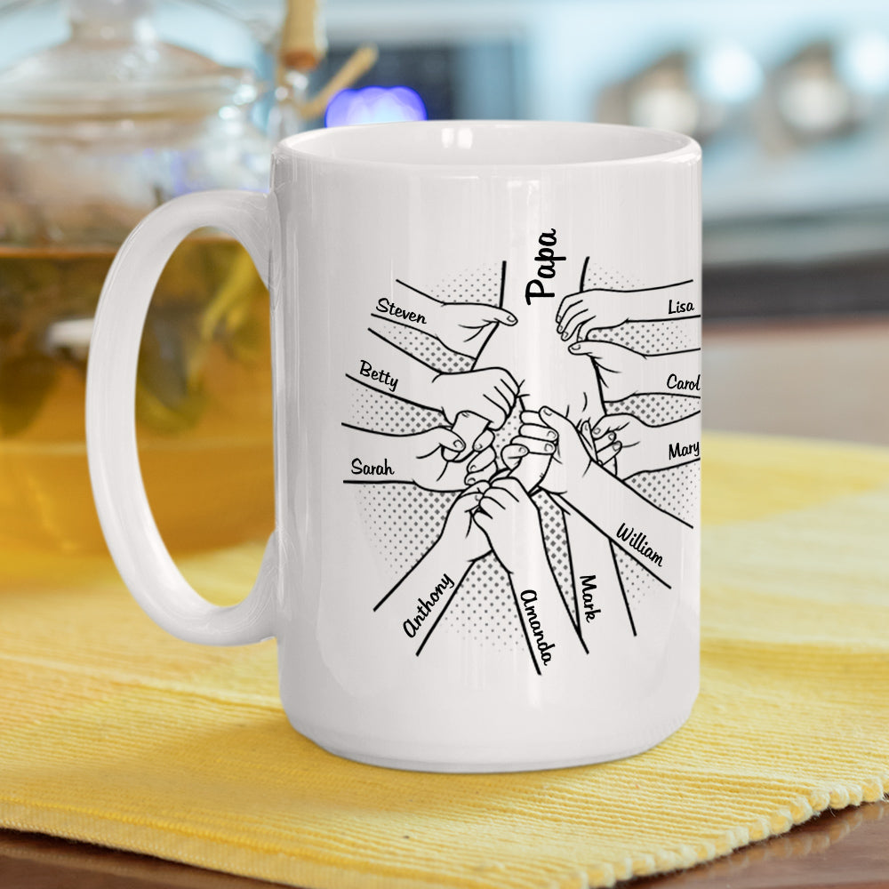 Best Papa Ever - Personalized Custom Coffee Mug