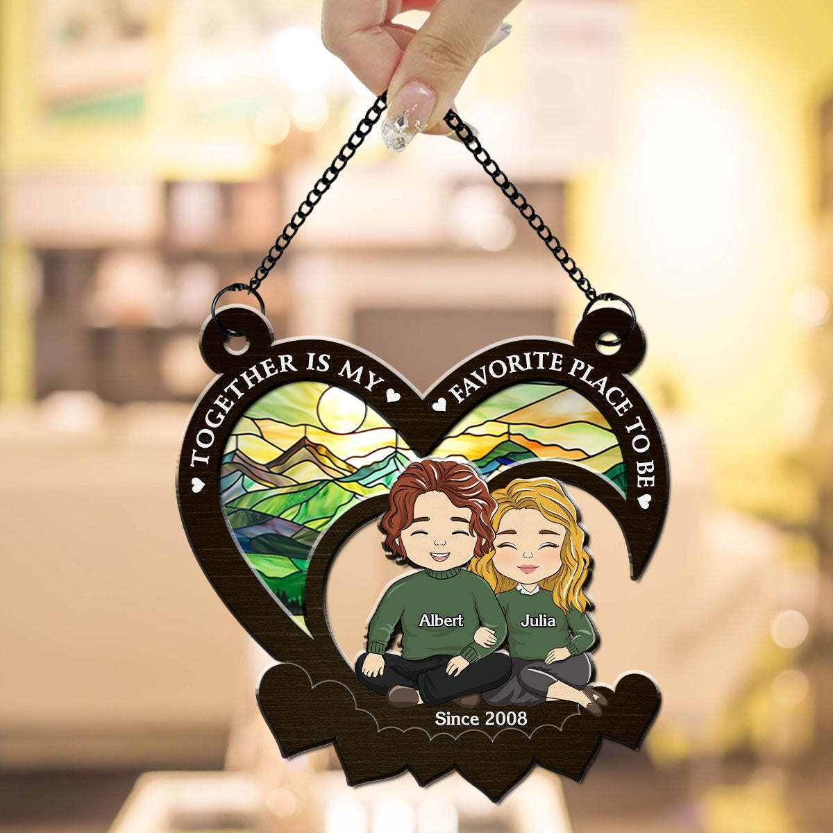 Favorite Place - Personalized Custom Suncatcher