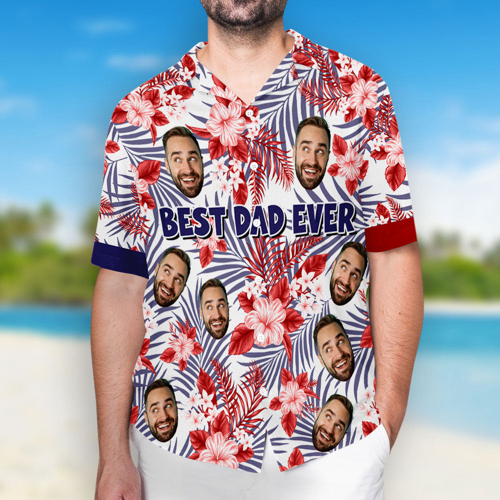 Floral Hawaiian Shirt - Personalized Custom Hawaiian Shirt