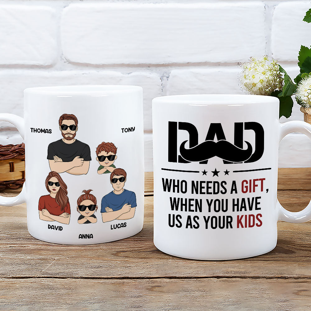 Big Gift For Daddy - Personalized Custom Coffee Mug
