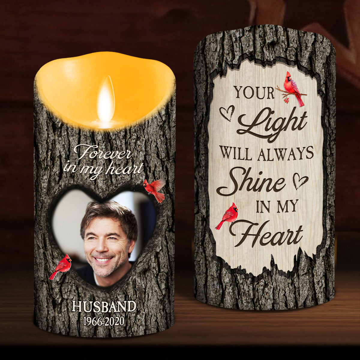 You Are Always On My Mind - Personalized Custom LED Candle