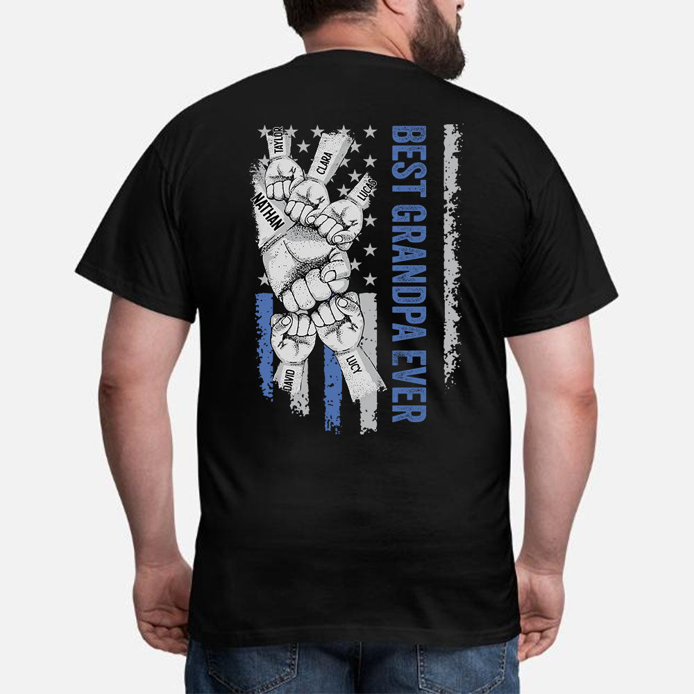 Best Grandpa Ever - Personalized Custom Shirt