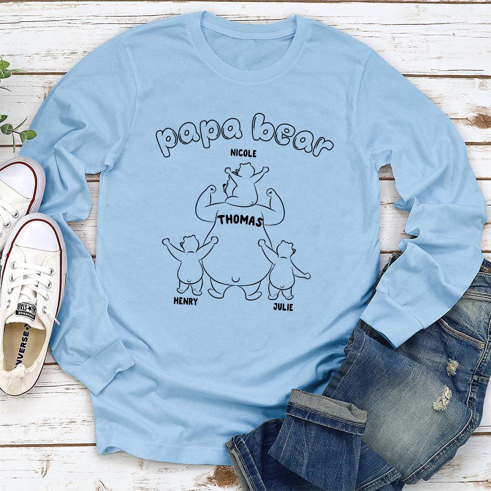 Papa Bear - Personalized Custom Shirt