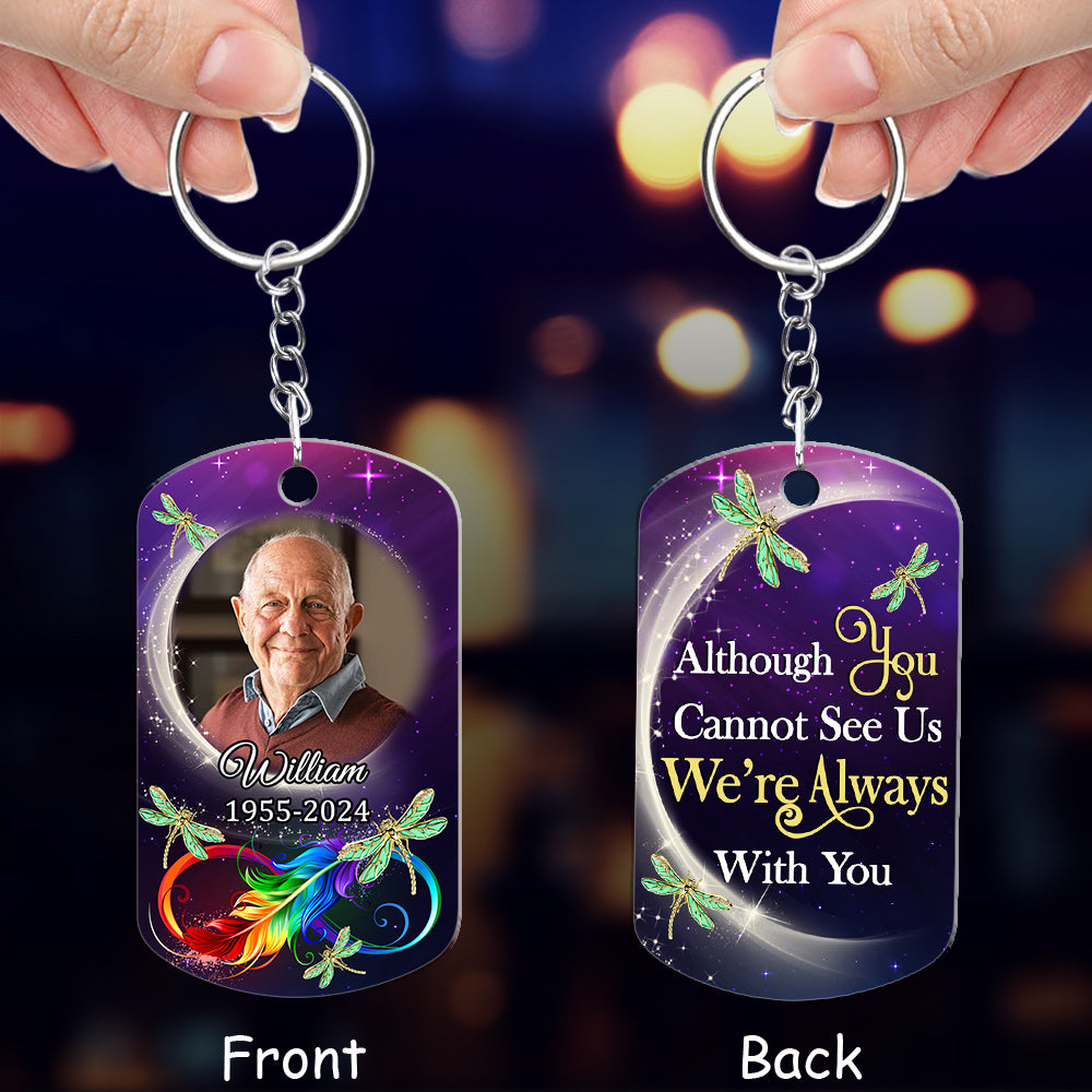 They Walk Beside Us Every Day - Personalized Custom Acrylic Keychain