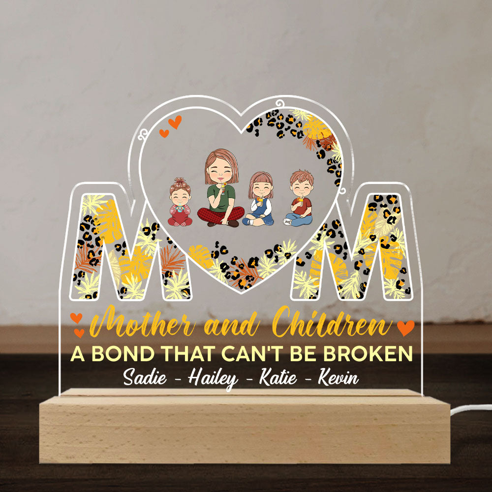 A Bond That Cant Be Broken - Personalized Custom LED Light