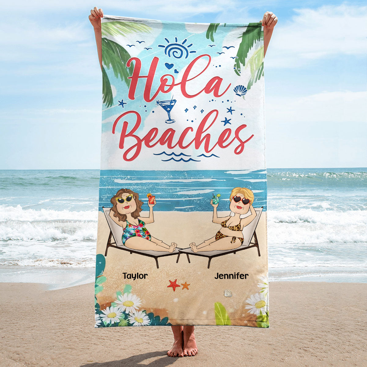 Beach Lover - Personalized Custom Beach Towel