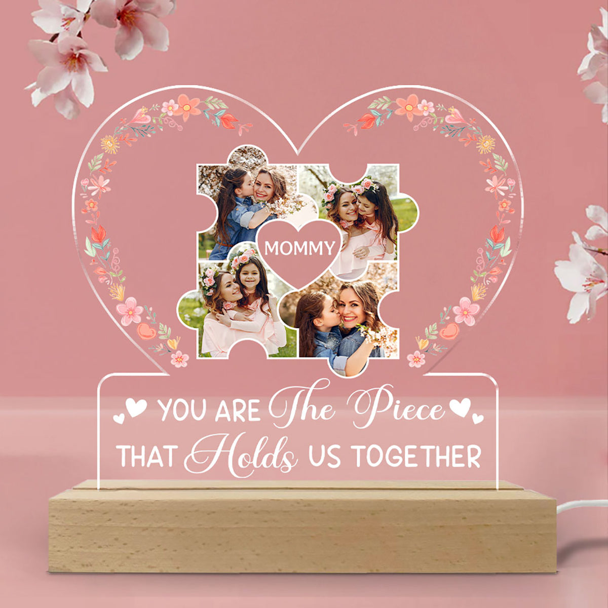 Hold Us Together - Personalized Custom LED Light