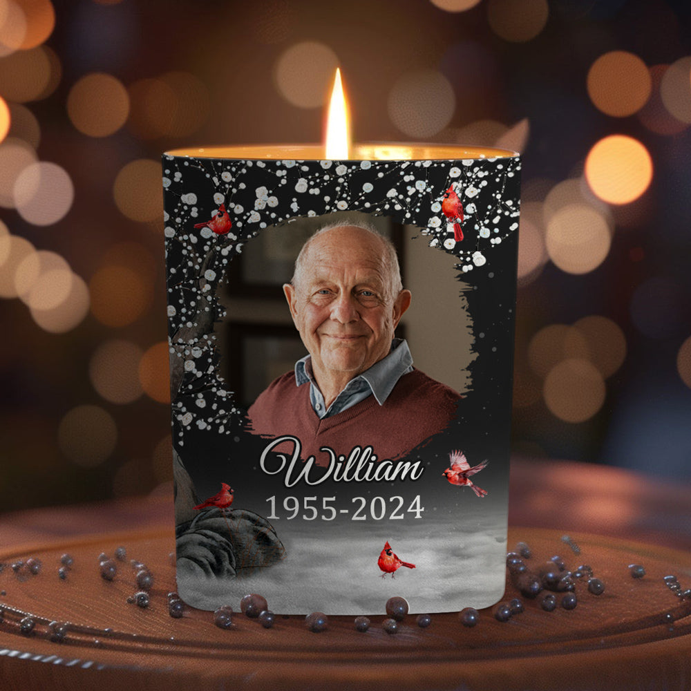 Custom Photo Continue To Light Up The World - Personalized Custom Candle