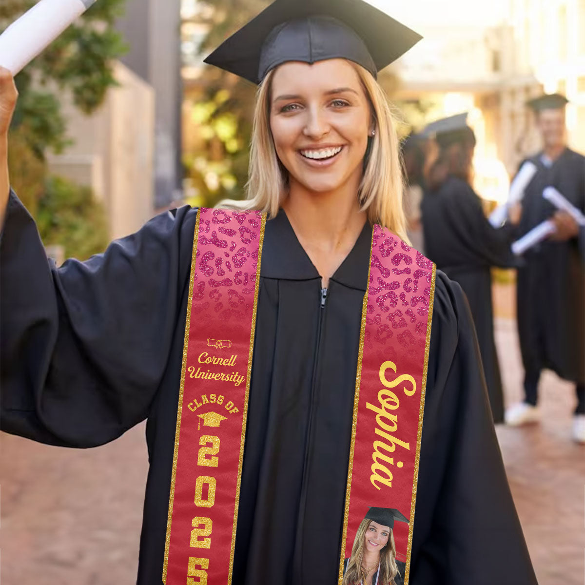 Happy Graduation - Personalized Custom Graduation Stole