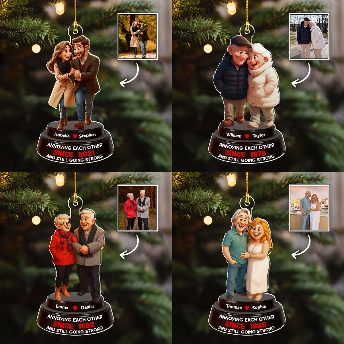 Forever Us - Personalized Custom Acrylic Ornament