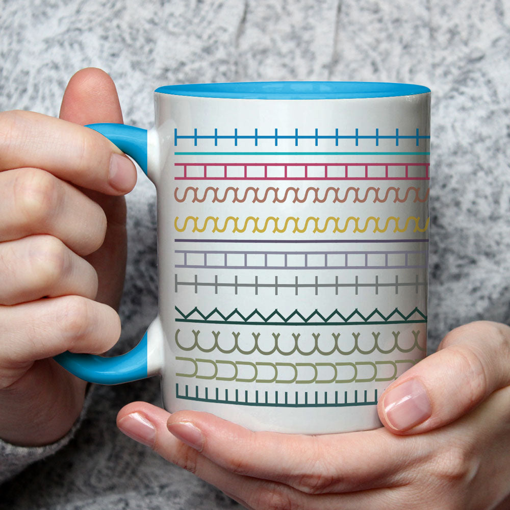 Peace Out The Drama Begins - Accent Mug