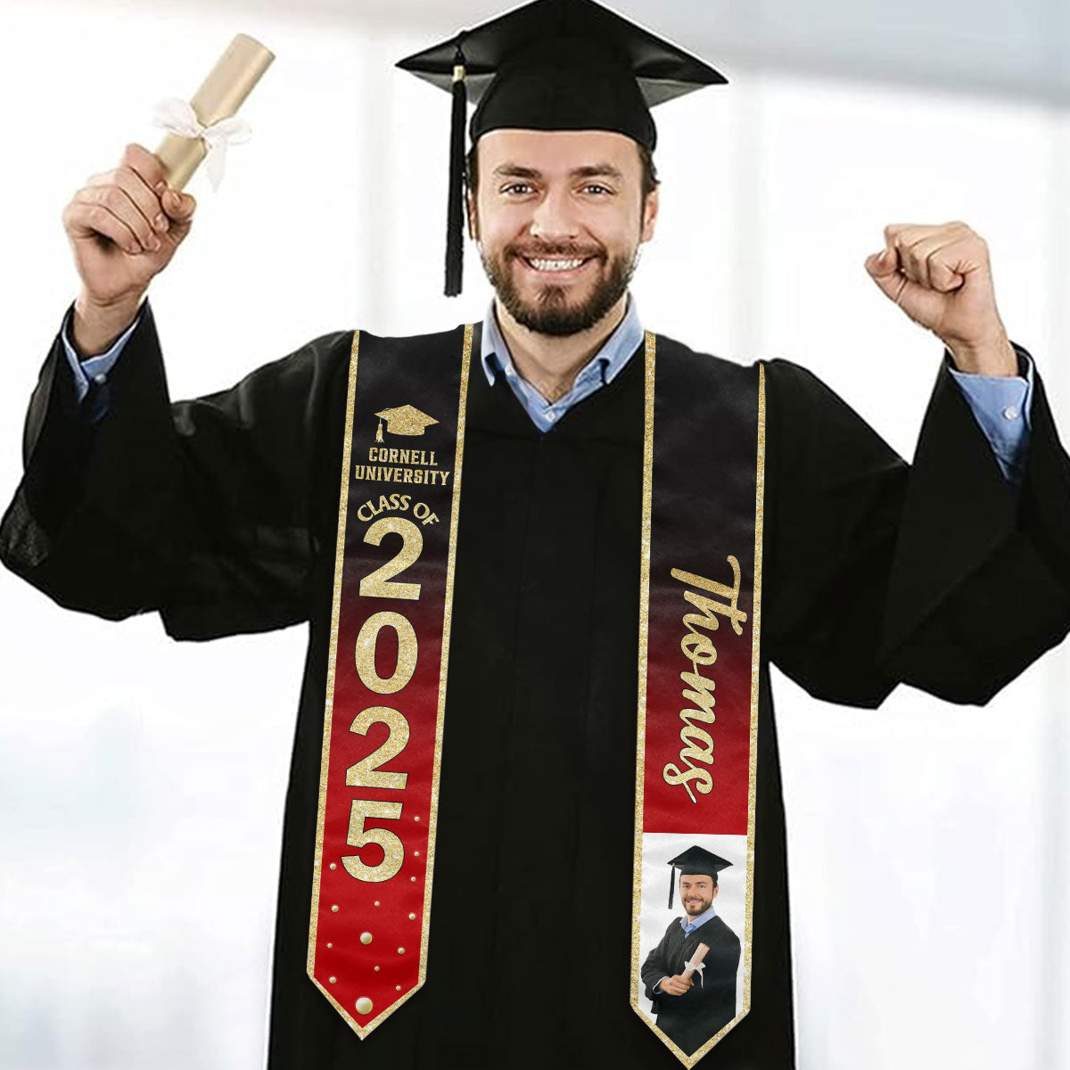 Congratulations On Your Graduation - Personalized Custom Graduation Stole