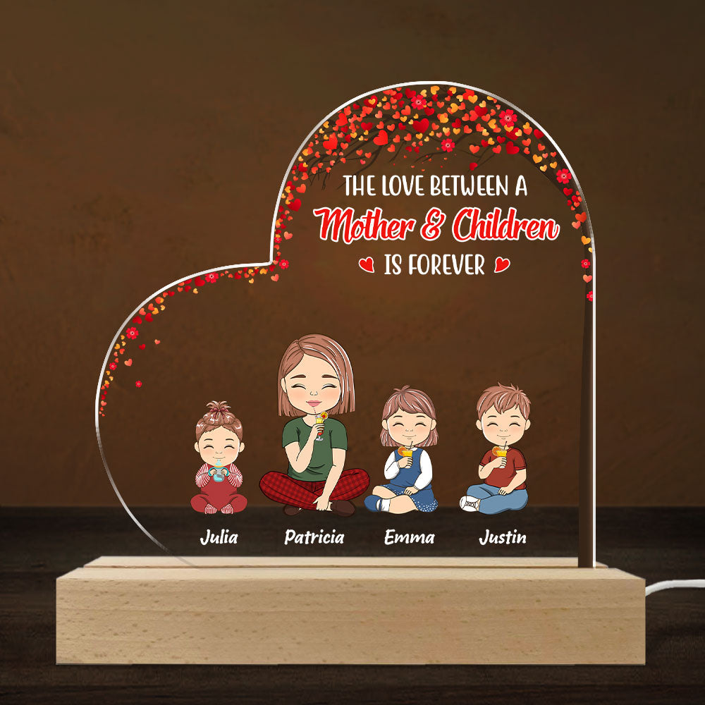 The Love Between Us Is Forever - Personalized Custom LED Light