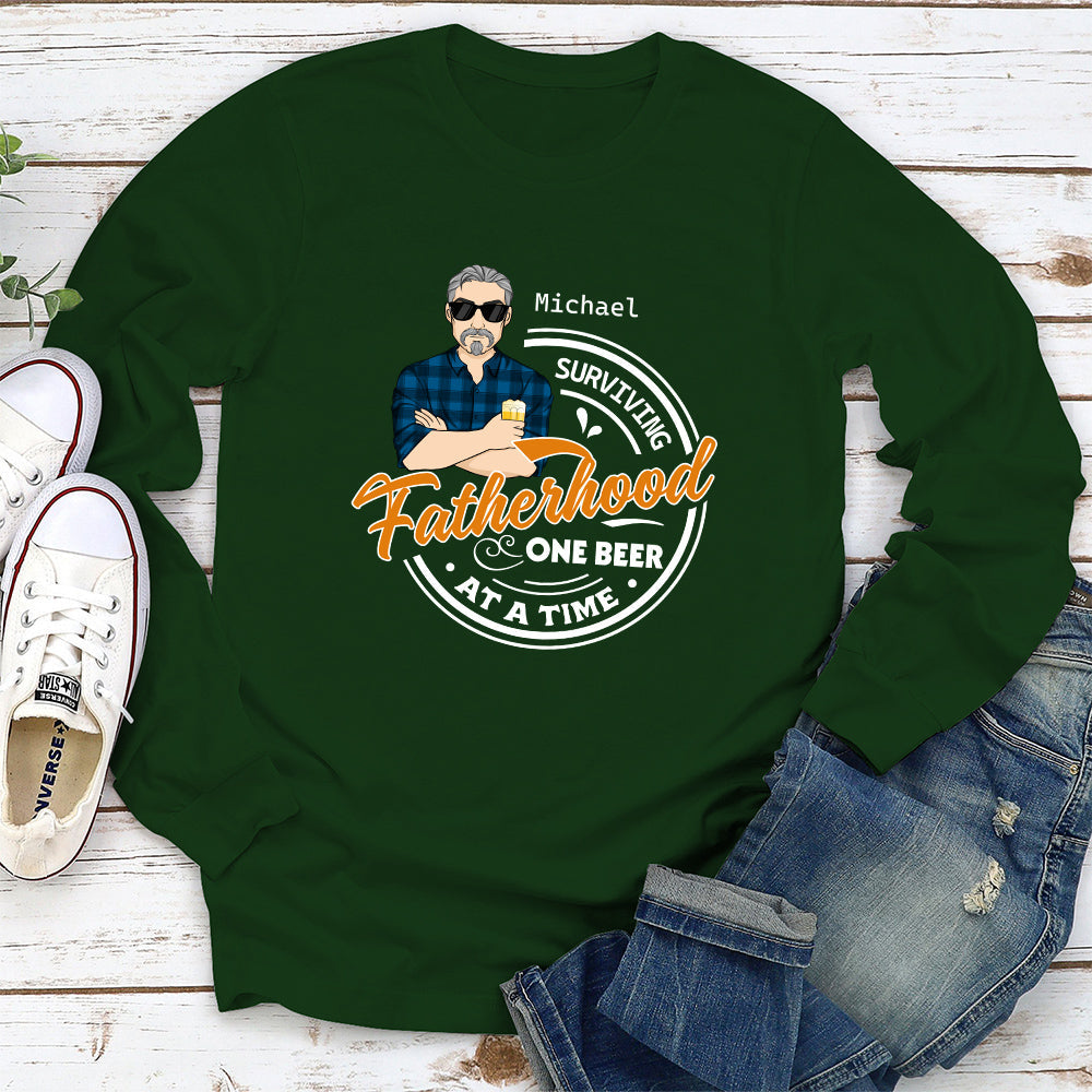 Surviving Fatherhood - Personalized Custom Shirt