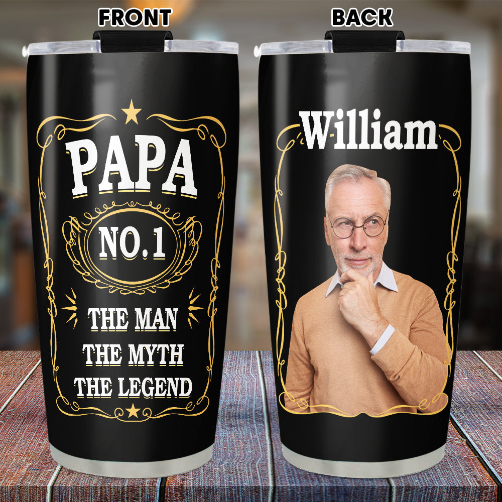 No 1 Dad - Personalized Custom Tumbler
