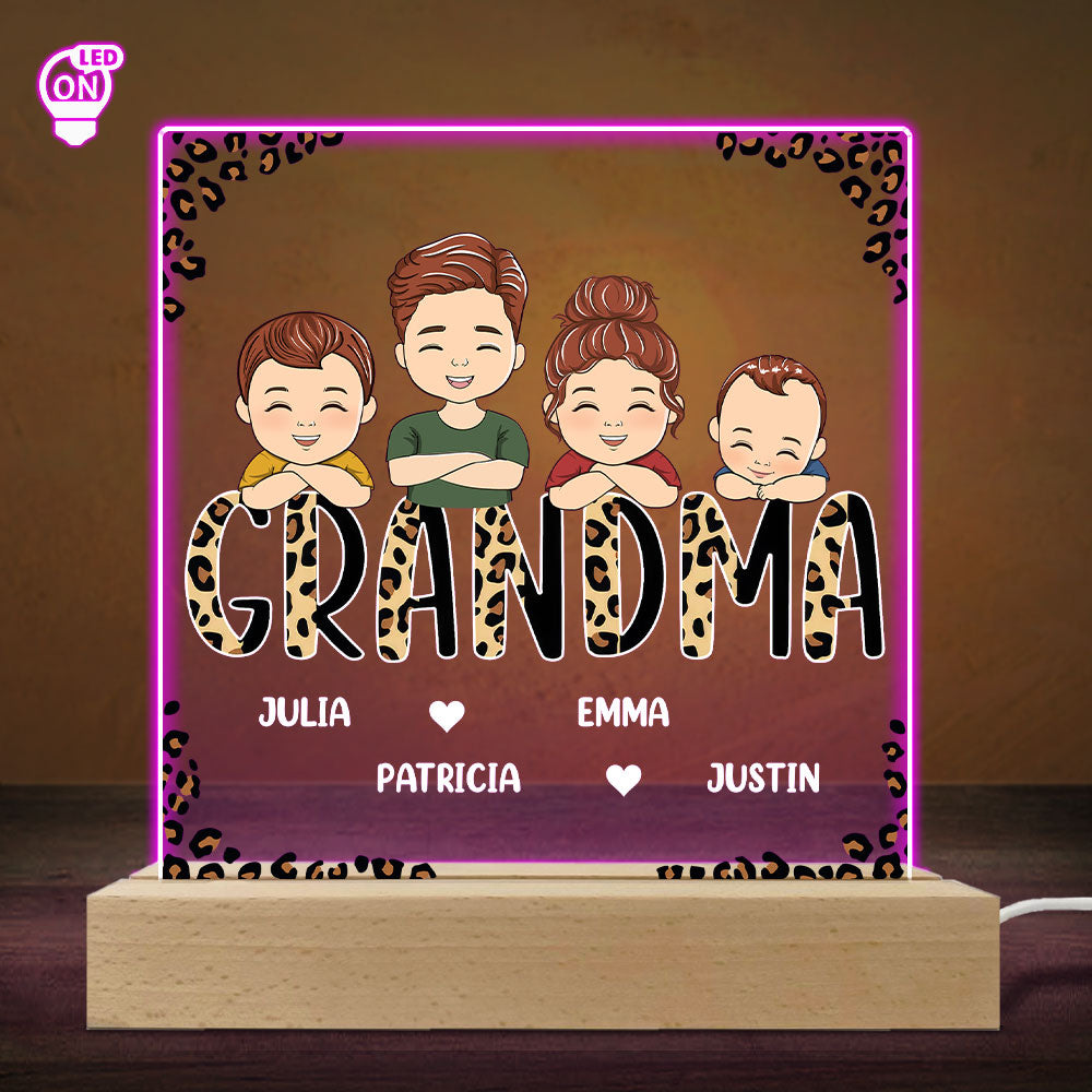 Leopard Nana Title - Personalized Custom LED Light