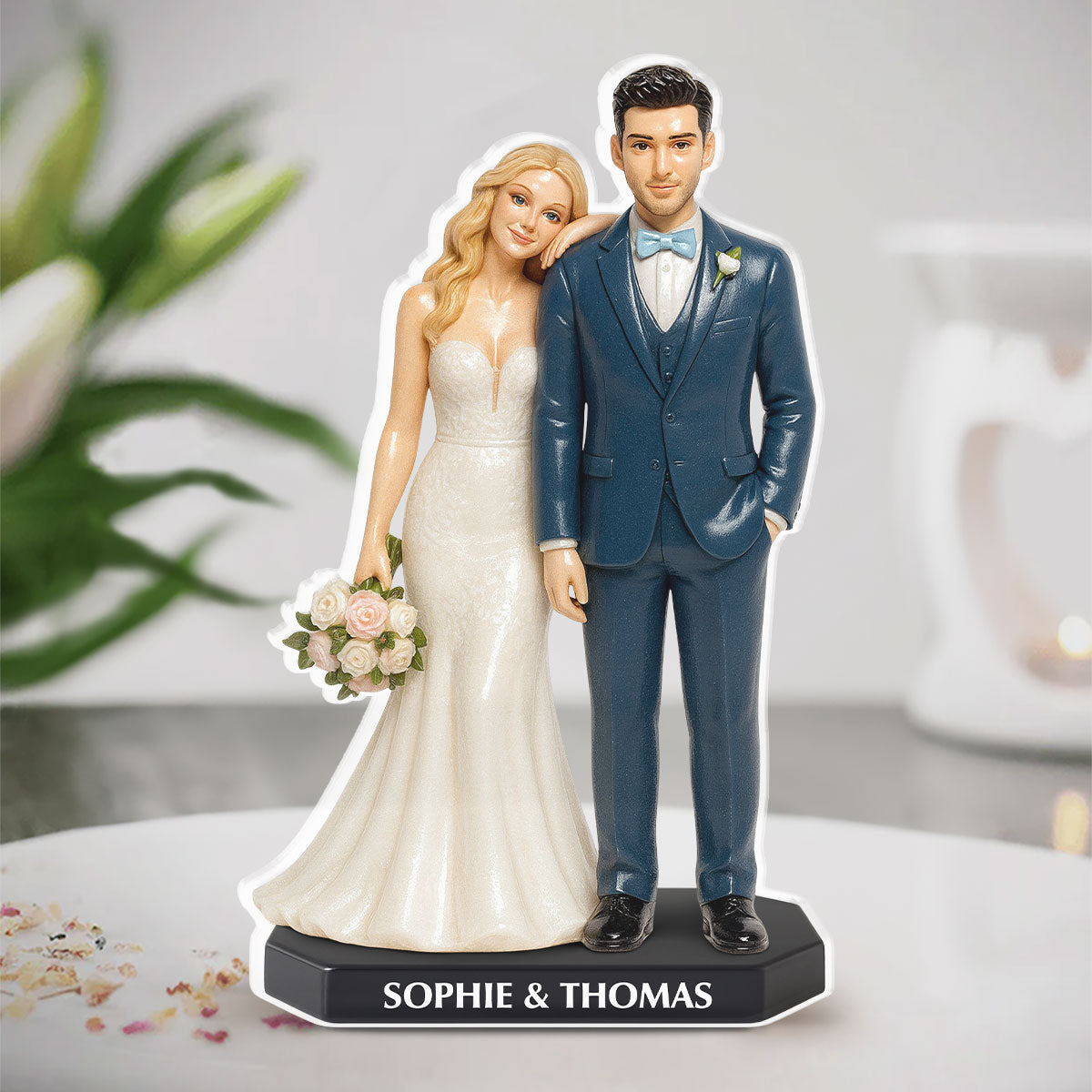 Everlasting Love Figurines - Personalized Custom Acrylic Plaque