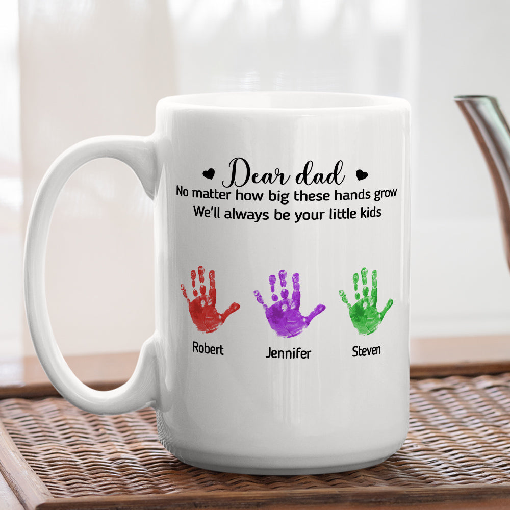 Little Kids Of Dad - Personalized Custom Mug