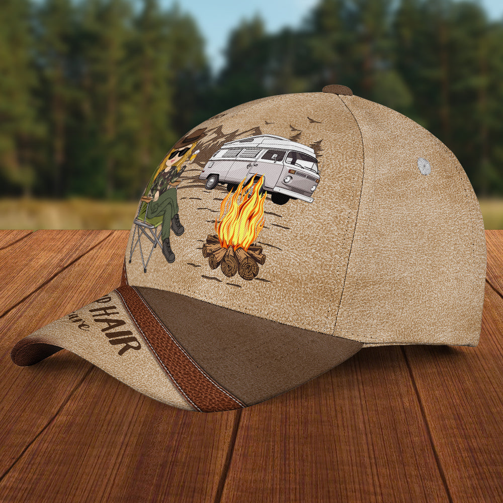 Camp Hair Don't Care - Personalized Classic Cap