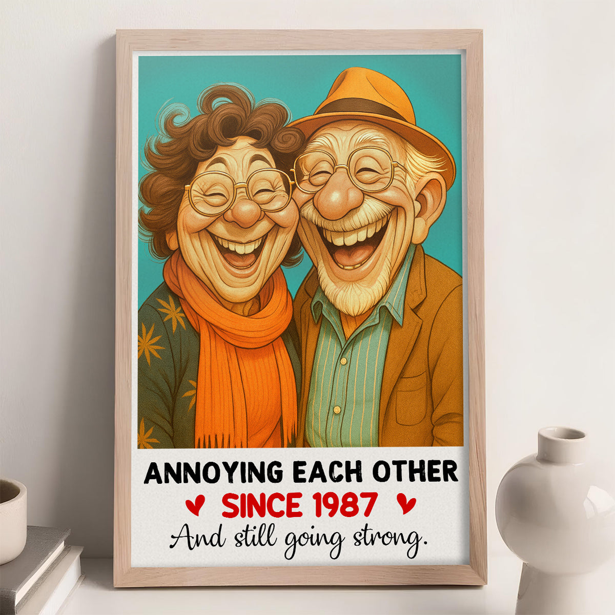 Funny Forever Love - Personalized Custom Poster