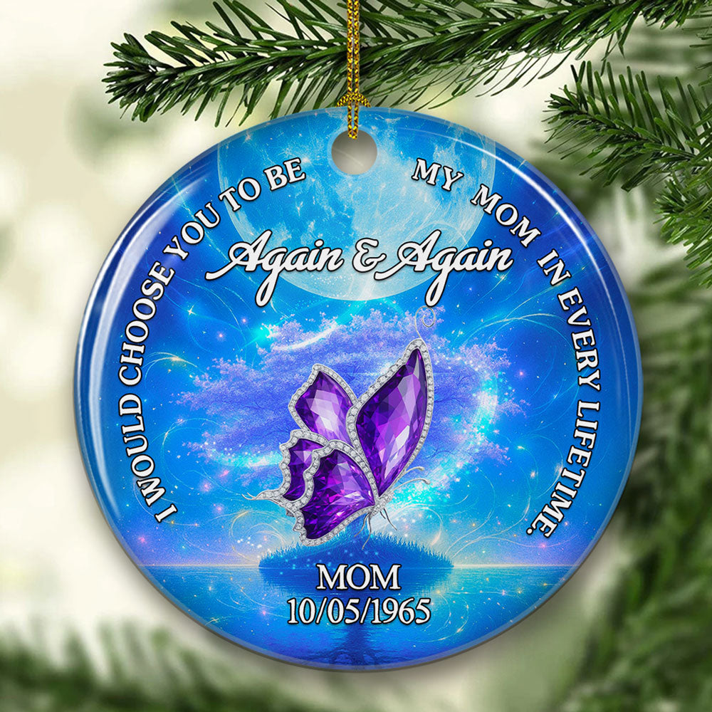 Always Choose You Memorial - Personalized Custom Ceramic Ornament