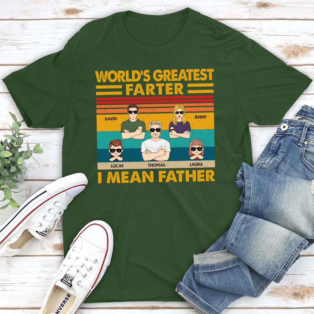 Greatest Of World Farter - Personalized Custom Shirt