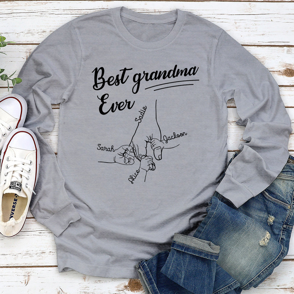 The Best Grandma Ever - Personalized Custom Shirt