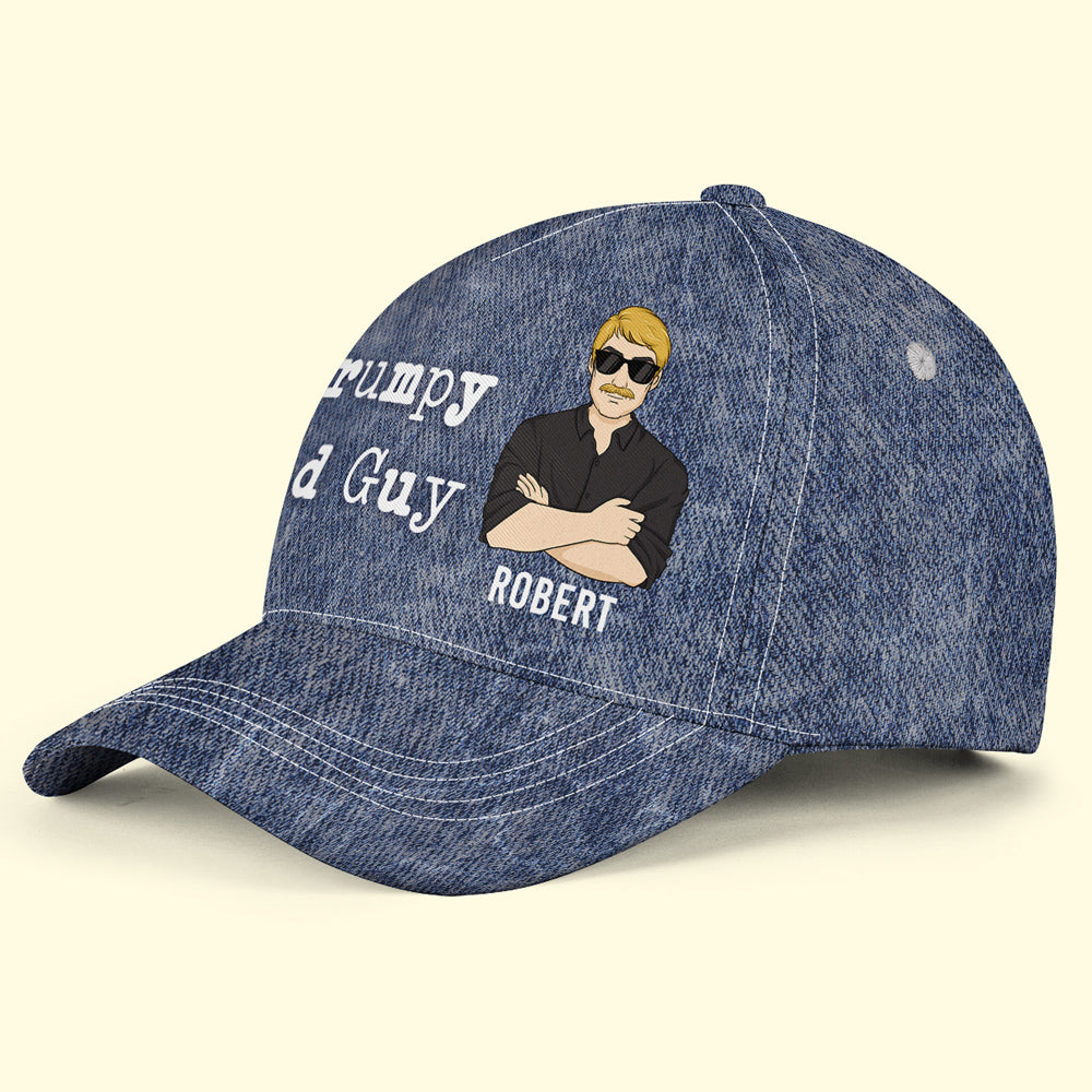 Dad Grandpa Grumpy Old Guy - Personalized Classic Cap