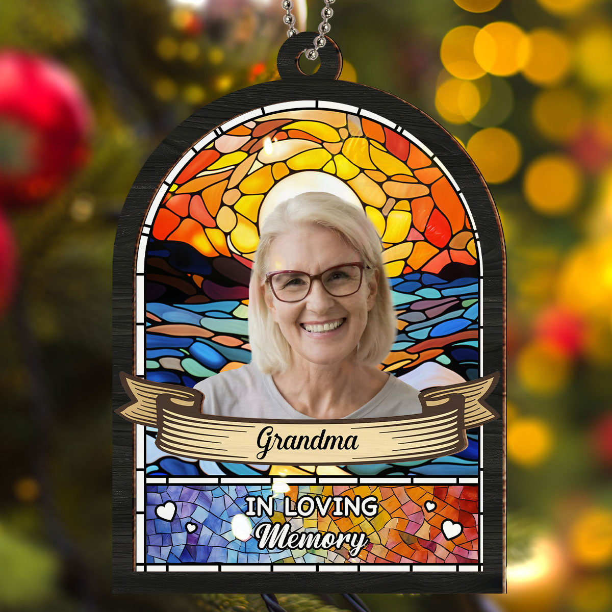 I Will Always Remember You - Personalized Custom Suncatcher Ornament