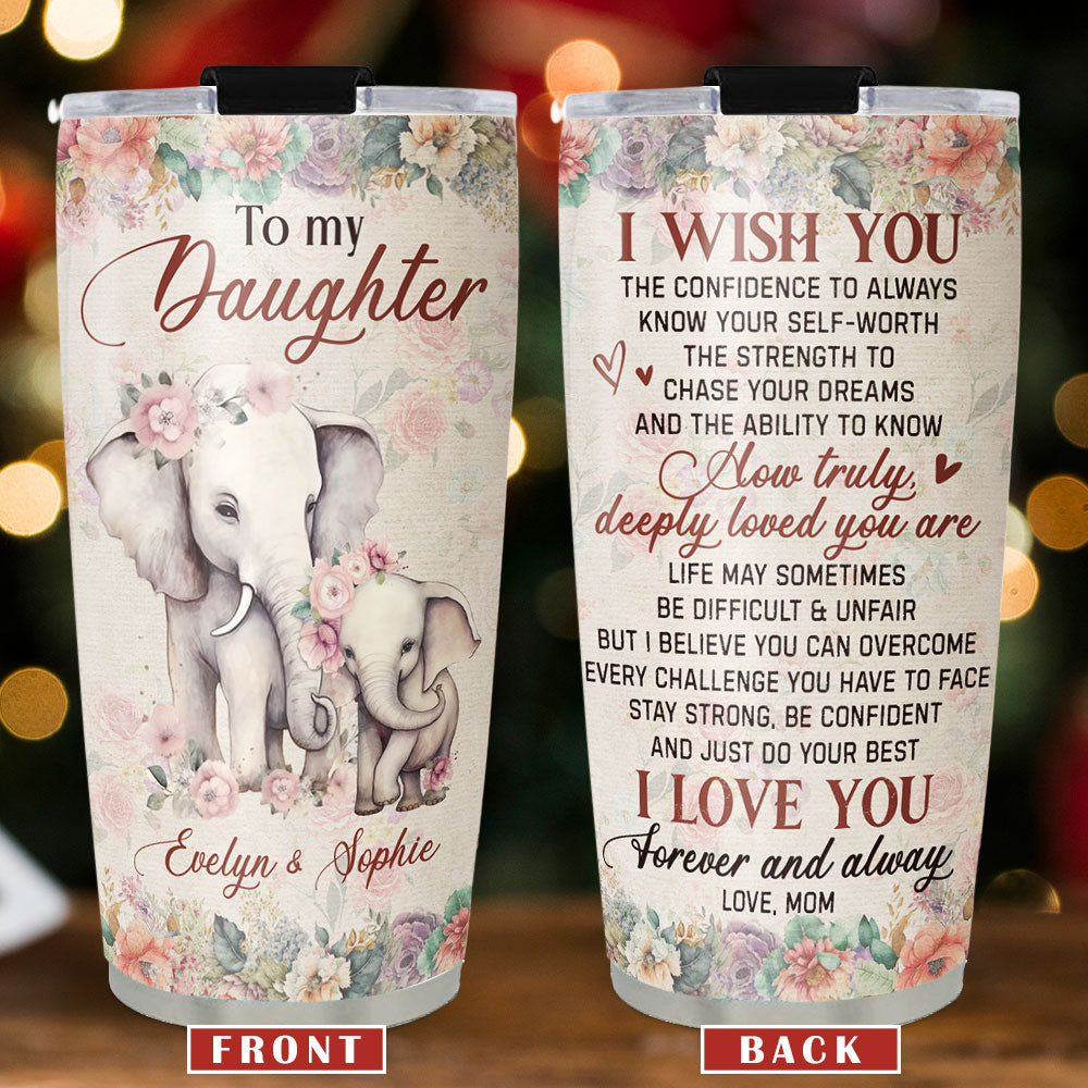Forever And Always - Personalized Custom Tumbler