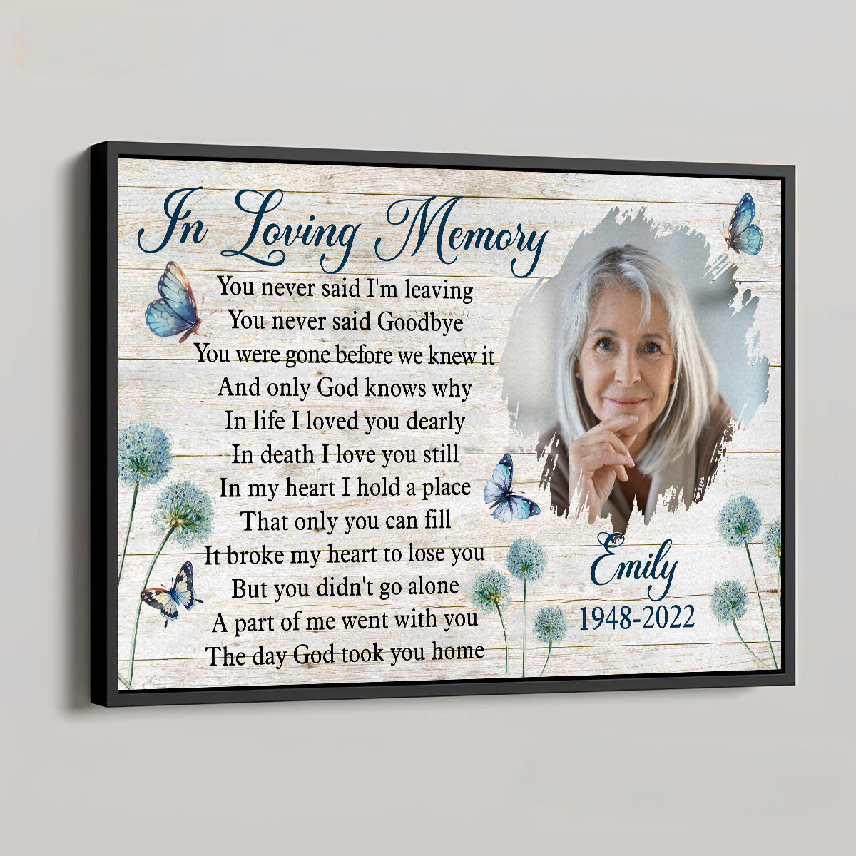 Missing You Always - Personalized Custom Poster