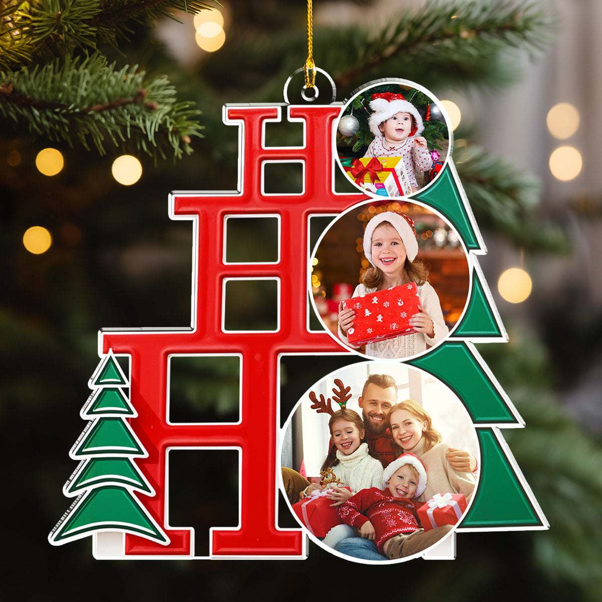Family Joy - Personalized Custom Acrylic Ornament
