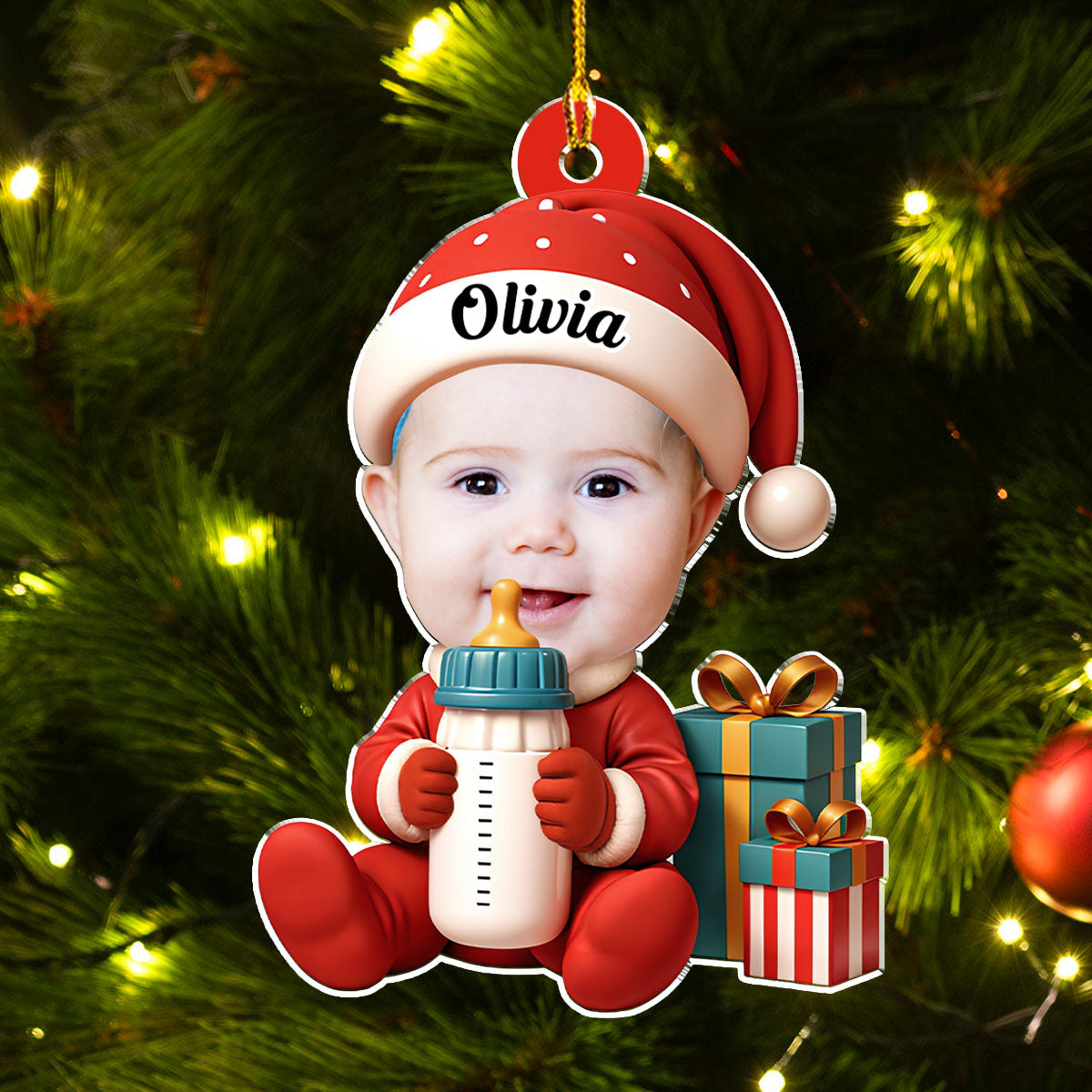 Little Joy Christmas - Personalized Custom Acrylic Ornament