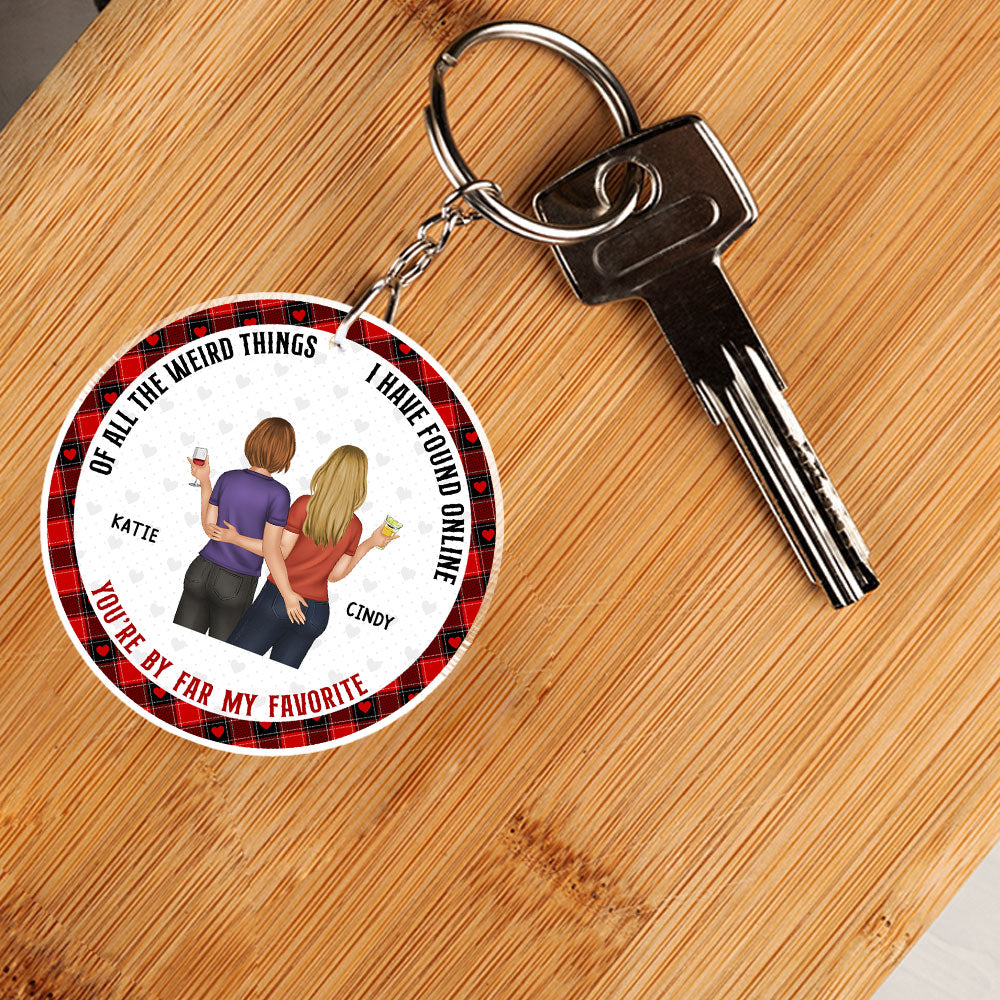 You Are My Favorite - Personalized Custom Acrylic Keychain
