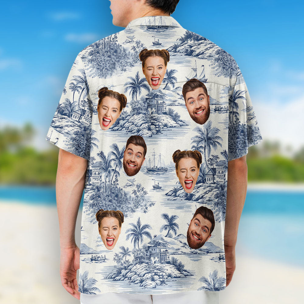 Toile De Jouy Style - Personalized Custom Hawaiian Shirt