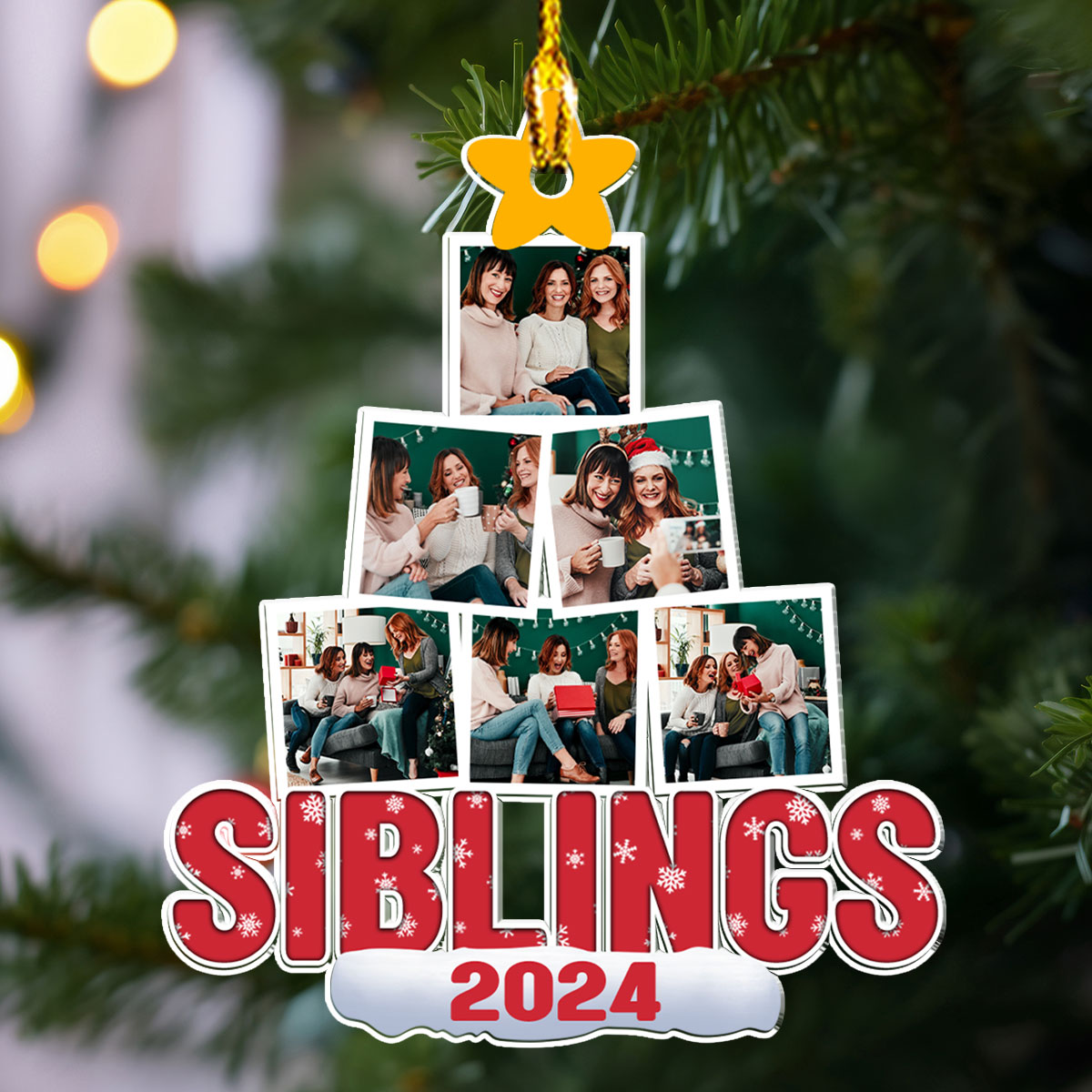 Besties 2024 - Personalized Custom Acrylic Ornament