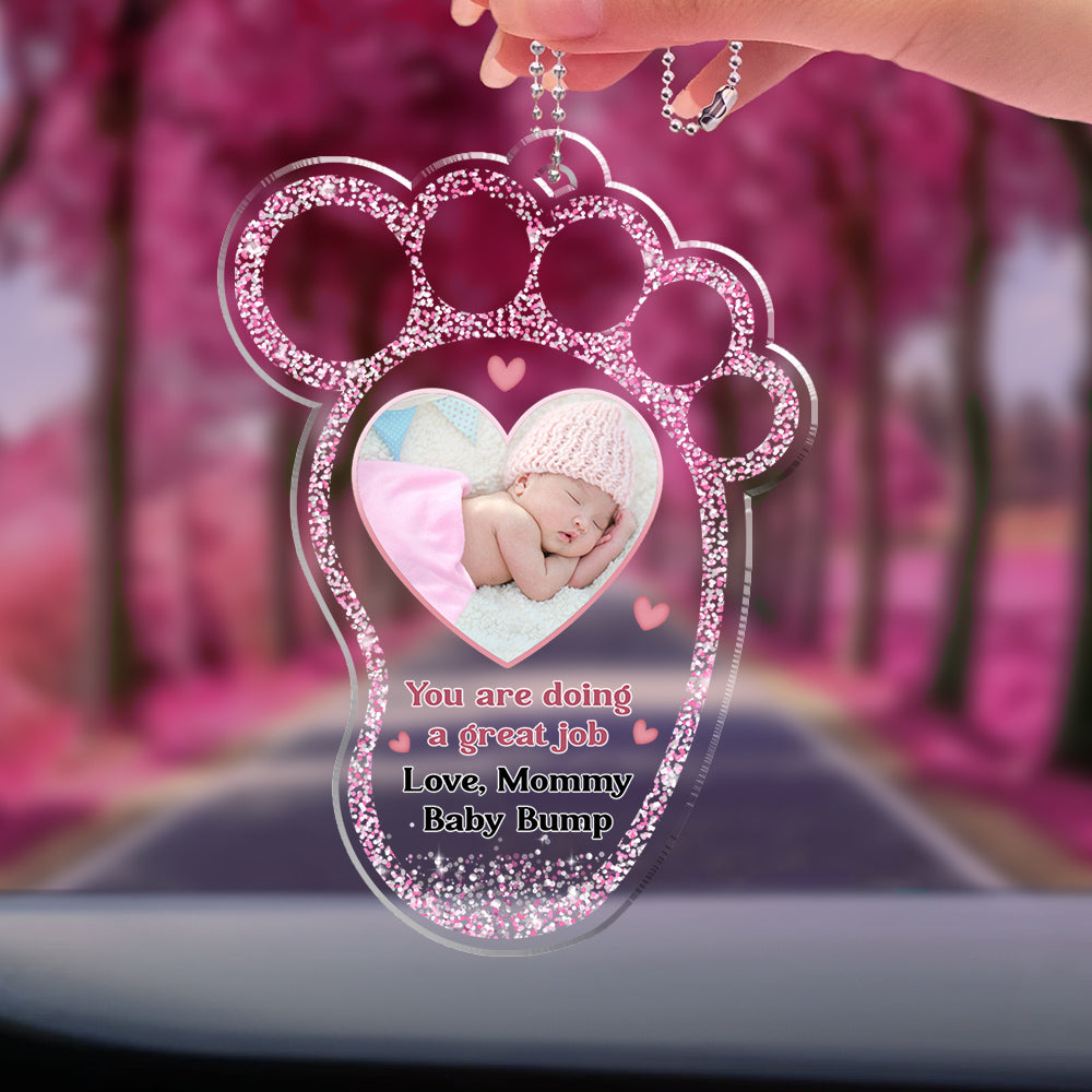 I Love You So Much - Personalized Acrylic Car Ornament